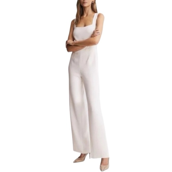 Aritzia Pants - Wilfred Aritzia Picard White Square Neck Jumpsuit